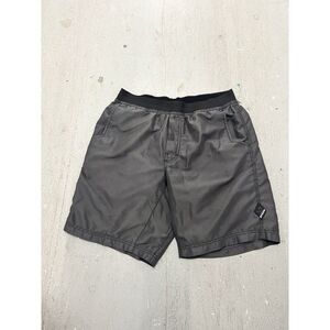 Prana Shorts Womens Size S‎ Casual Hiking Outdoors Black Nylon Drawstring